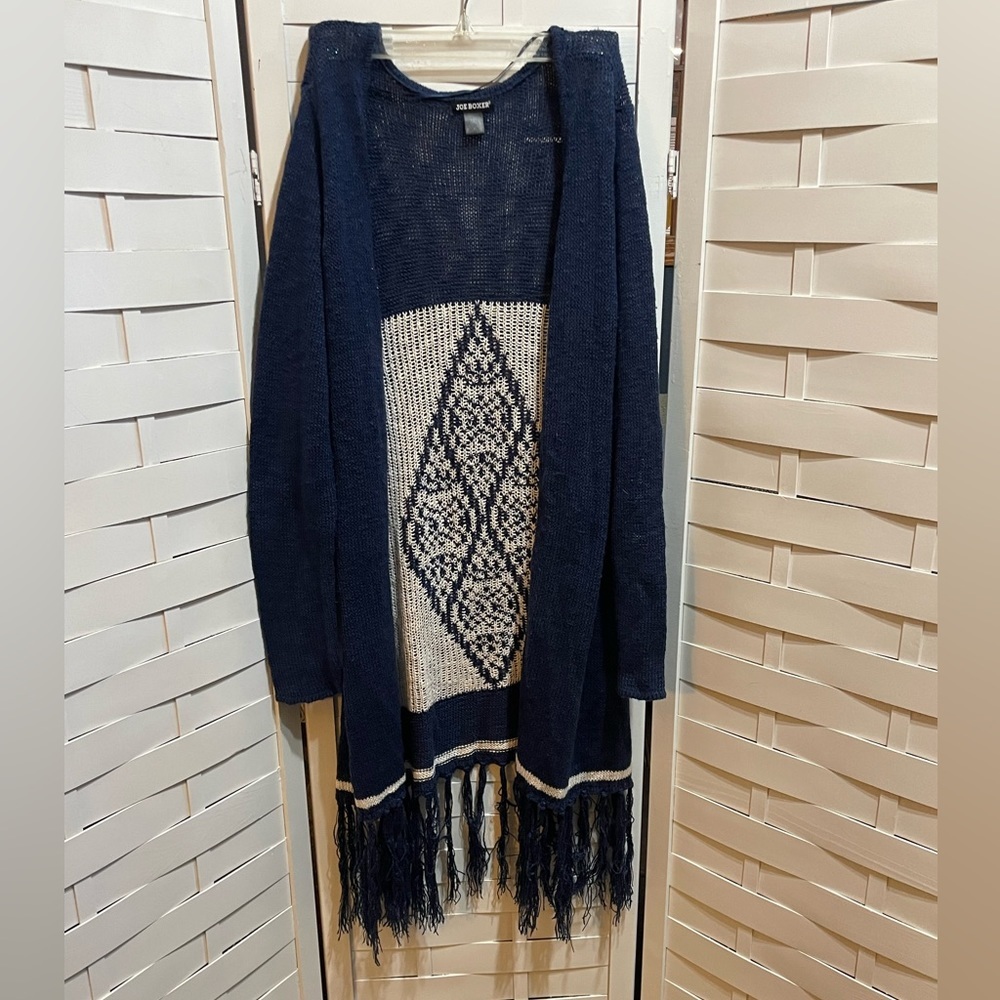 Joe Boxer Boho Style Knitted Cardigan